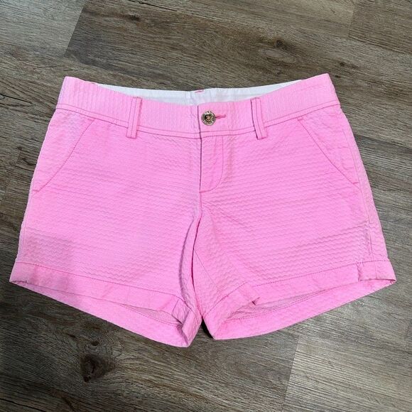 Lilly Pulitzer Pants - Lilly Pulitzer The Callahan Shorts Pink Size 2 Beach Vacation Tropical